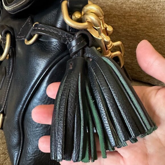 Dooney & Bourke Florentine Large Satchel in Black Leather - Picture 9 of 16